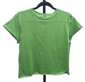 NEW WISHLIST women's relaxed basic tee in lime